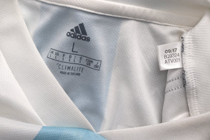 Argentina 2018 Home Messi [L] Apparel Original Authentic Football Soccer Jersey Kit Shirt Nameset