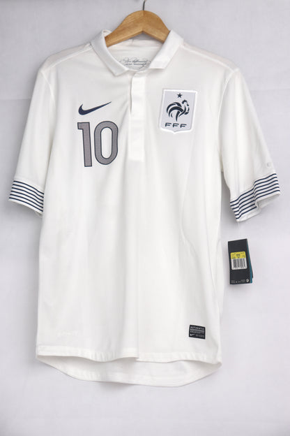 France 2012 Away BNWT Benzema [S] Apparel Original Authentic Football Soccer Jersey Kit Shirt Nameset