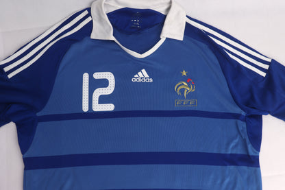 France 2009 Home Henry [L] Apparel Original Authentic Football Soccer Jersey Kit Shirt Nameset