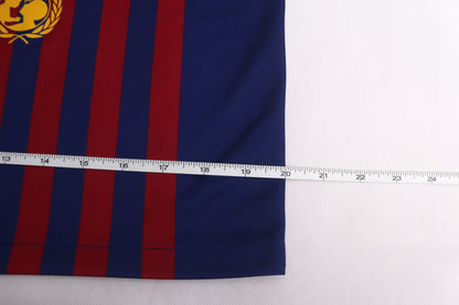 Barcelona 2018 Home Messi [M] Apparel Original Authentic Football Soccer Jersey Kit Shirt Nameset