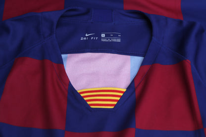 Barcelona 2019 Home Messi [XL] Apparel Original Authentic Football Soccer Jersey Kit Shirt Nameset
