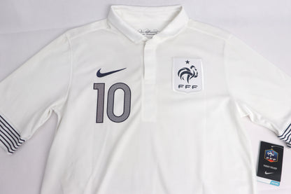 France 2012 Away BNWT Benzema [S] Apparel Original Authentic Football Soccer Jersey Kit Shirt Nameset
