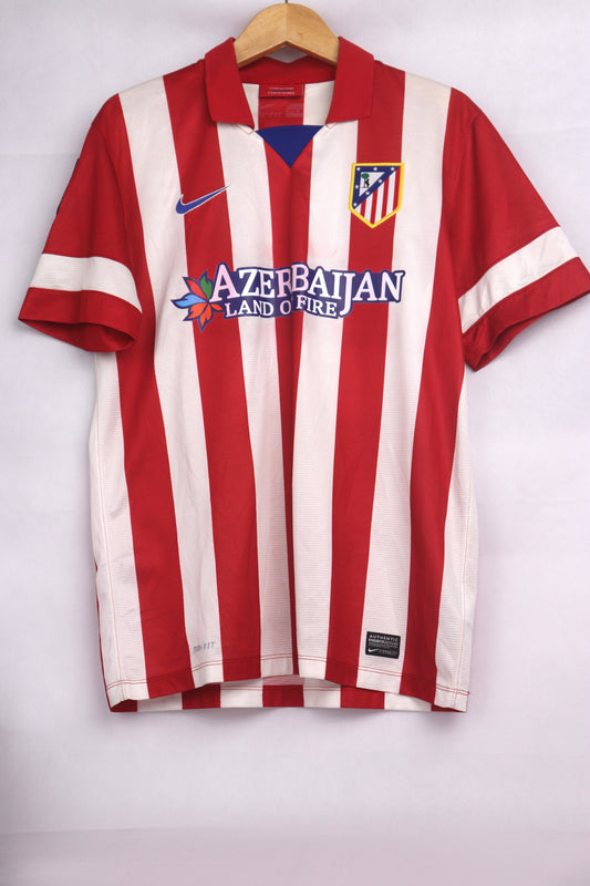 Atletico Madrid 2013 Home David Villa [M] Apparel Original Authentic Football Soccer Jersey Kit Shirt Nameset