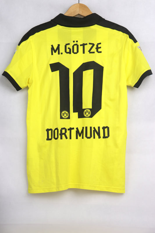 Borussia Dortmund 2012 Home Christmas Gotze [M] Apparel Original Authentic Football Soccer Jersey Kit Shirt Nameset