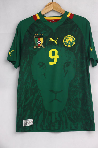 Cameroon 2012 Home Eto’o [M] Apparel Original Authentic Football Soccer Jersey Kit Shirt Nameset