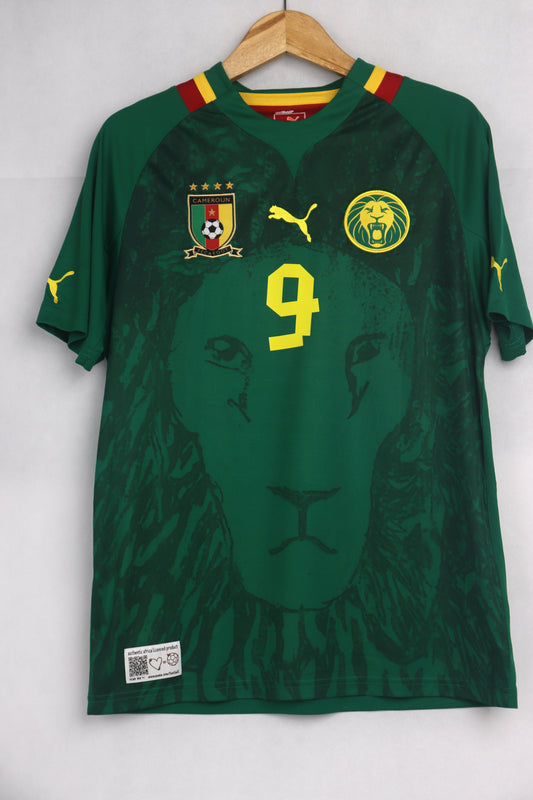 Cameroon 2012 Home Eto’o [M] Apparel Original Authentic Football Soccer Jersey Kit Shirt Nameset