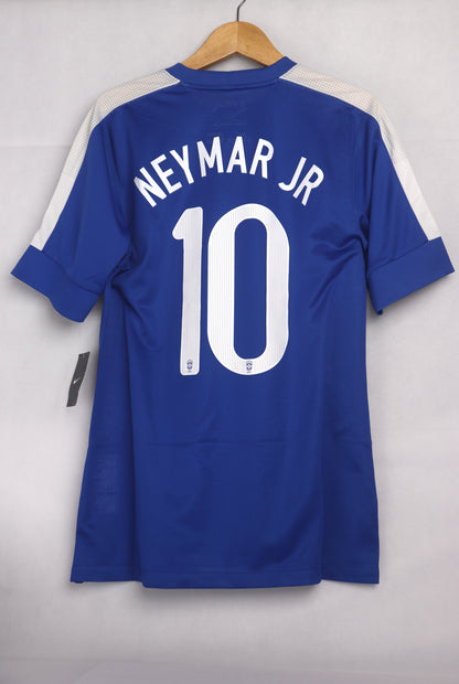 Brazil 2013 Away Player Issue BNWT Neymar [L] Apparel Original Authentic Football Soccer Jersey Kit Shirt Nameset