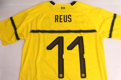 Borussia Dortmund 2018 Home Cup BNWT Reus [M] Apparel Original Authentic Football Soccer Jersey Kit Shirt Nameset