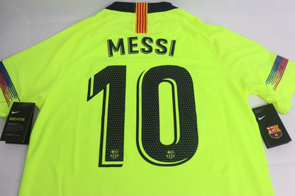 Barcelona 2018 Away BNWT Messi [M] Apparel Original Authentic Football Soccer Jersey Kit Shirt Nameset
