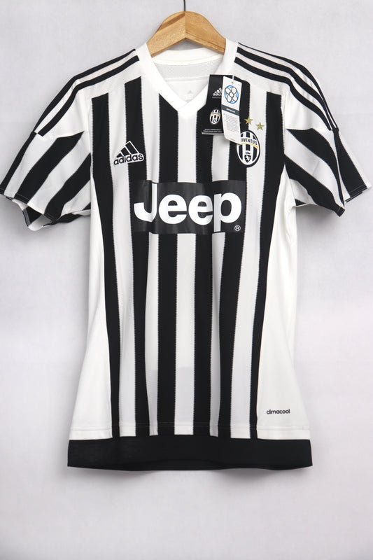 Juventus 2015 Home BNWT Pogba [S] Apparel Original Authentic Football Soccer Jersey Kit Shirt Nameset