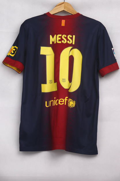 Barcelona 2012 Home Messi [M] Apparel Original Authentic Football Soccer Jersey Kit Shirt Nameset
