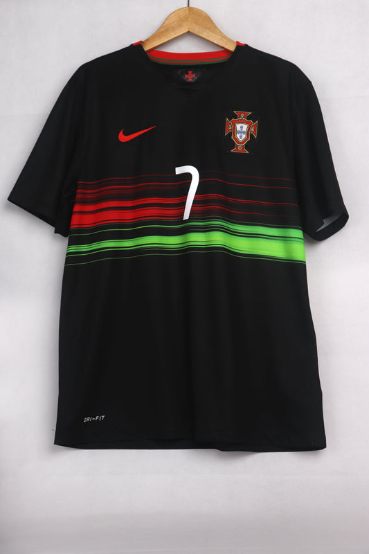 Portugal 2015 Away Ronaldo [L] Apparel Original Authentic Football Soccer Jersey Kit Shirt Nameset