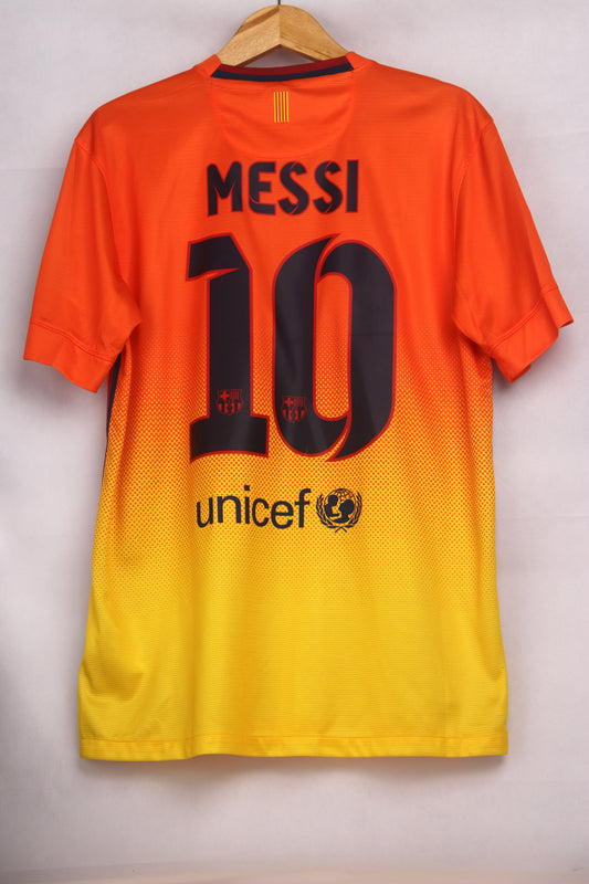 Barcelona 2012 Away Messi [M] Apparel Original Authentic Football Soccer Jersey Kit Shirt Nameset