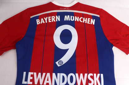 Bayern Munchen 2014 Home BNWT Lewandowski [M] Apparel Original Authentic Football Soccer Jersey Kit Shirt Nameset