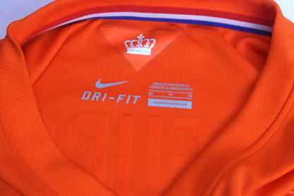 Netherlands 2014 Home Sneijder [M] Apparel Original Authentic Football Soccer Jersey Kit Shirt Nameset