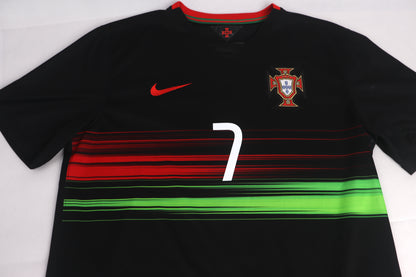 Portugal 2015 Away Ronaldo [L] Apparel Original Authentic Football Soccer Jersey Kit Shirt Nameset