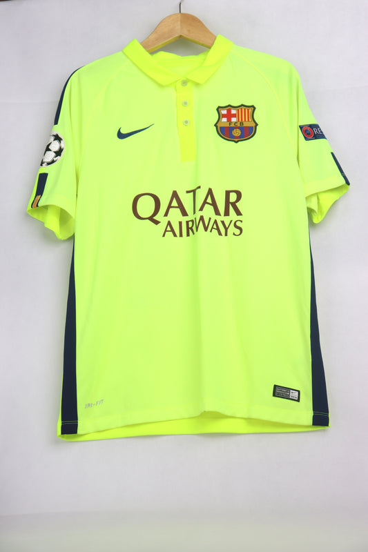 Barcelona 2014 Third Neymar [M] Apparel Original Authentic Football Soccer Jersey Kit Shirt Nameset