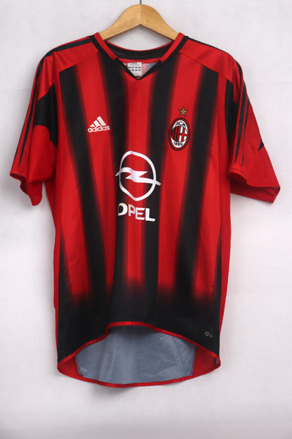 AC Milan 2004 Home Gattuso [M] Apparel Original Authentic Football Soccer Jersey Kit Shirt Nameset