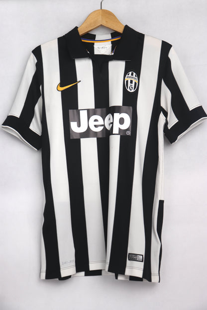 Juventus 2014 Home Pogba [M] Apparel Original Authentic Football Soccer Jersey Kit Shirt Nameset
