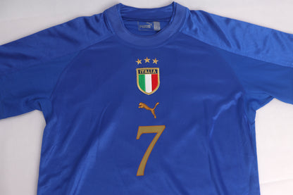 Italy 2004 Home Del Piero [S] Apparel Original Authentic Football Soccer Jersey Kit Shirt Nameset