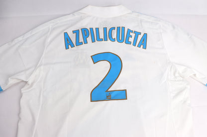 Marseille 2011 Home BNWT Azpilicueta [XL] Apparel Original Authentic Football Soccer Jersey Kit Shirt Nameset