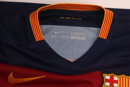 Barcelona 2015 Home Messi [S] Apparel Original Authentic Football Soccer Jersey Kit Shirt Nameset