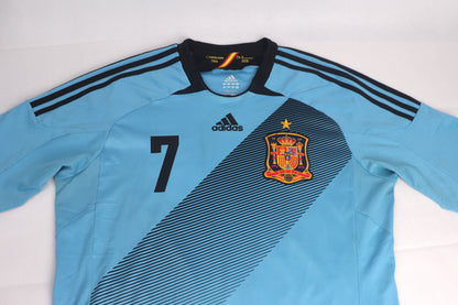 Spain 2012 Away David Villa [M] Apparel Original Authentic Football Soccer Jersey Kit Shirt Nameset