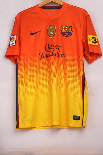 Barcelona 2012 Away Messi [M] Apparel Original Authentic Football Soccer Jersey Kit Shirt Nameset