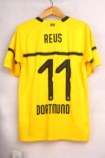 Borussia Dortmund 2018 Home Cup BNWT Reus [M] Apparel Original Authentic Football Soccer Jersey Kit Shirt Nameset