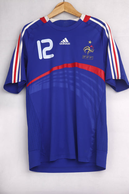 France 2008 Home Henry [M] Apparel Original Authentic Football Soccer Jersey Kit Shirt Nameset