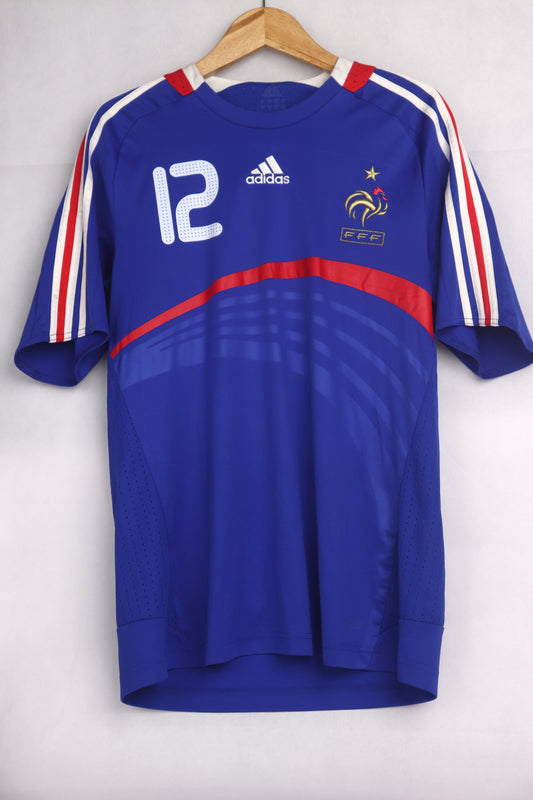 France 2008 Home Henry [M] Apparel Original Authentic Football Soccer Jersey Kit Shirt Nameset