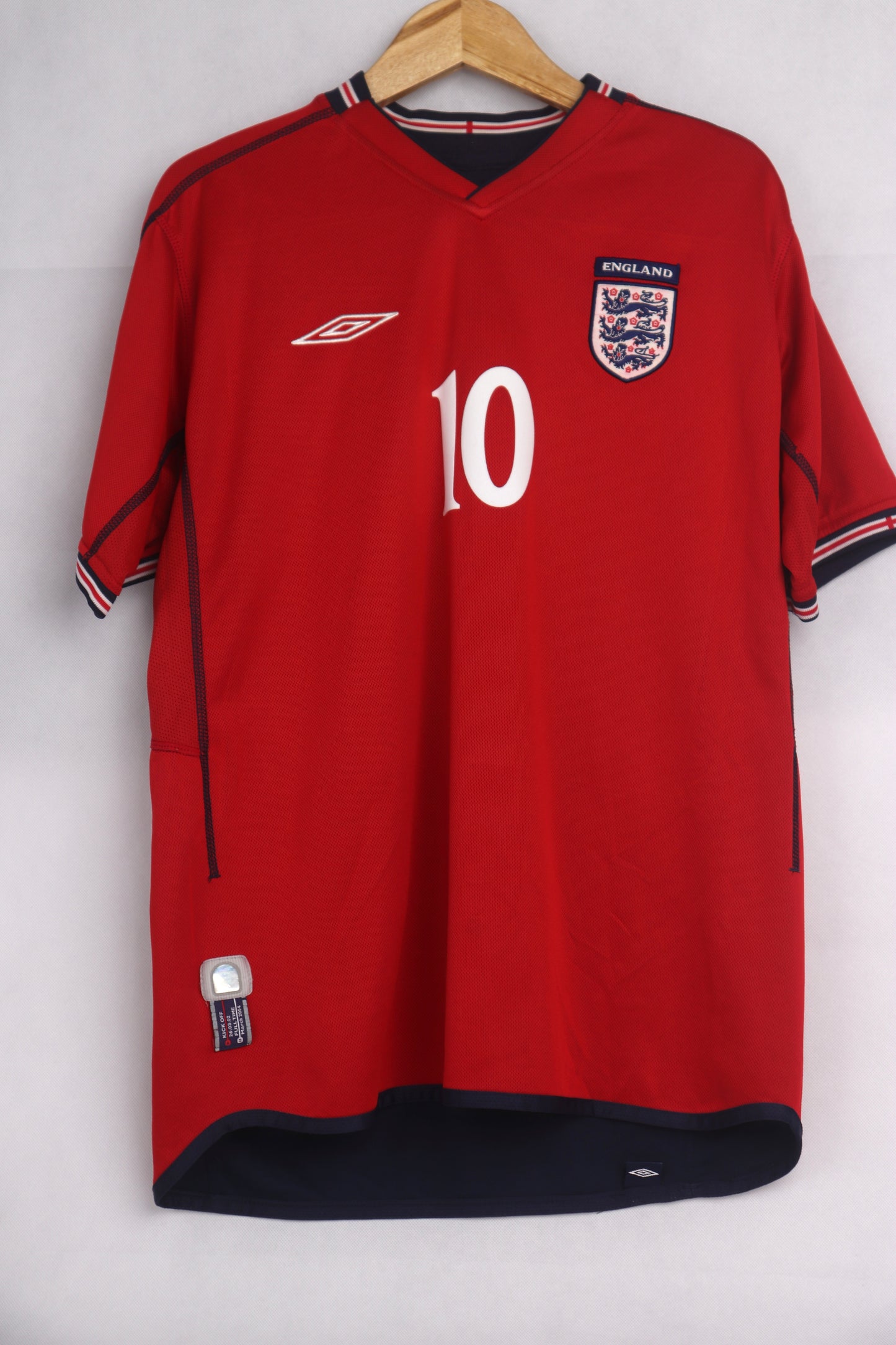 England 2002 Away Reversible Owen [L]