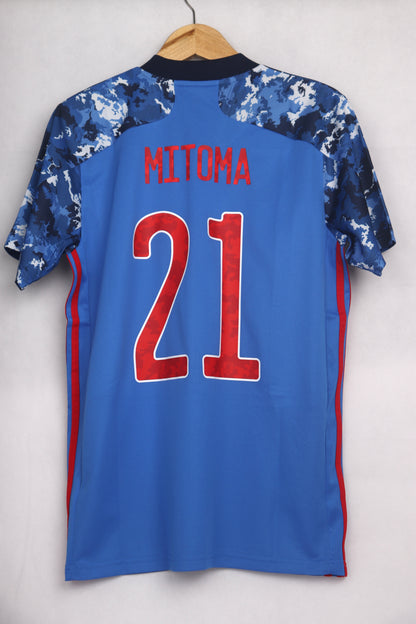 Japan 2020 Home BNWT Mitoma [M] Apparel Original Authentic Football Soccer Jersey Kit Shirt Nameset