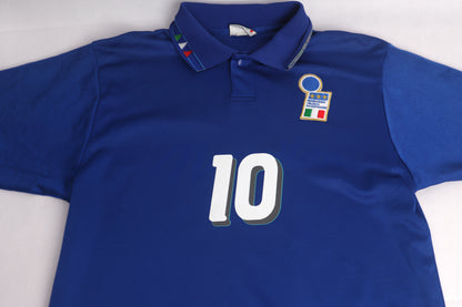 Italy 1994 Home Baggio [M] Apparel Original Authentic Football Soccer Jersey Kit Shirt Nameset