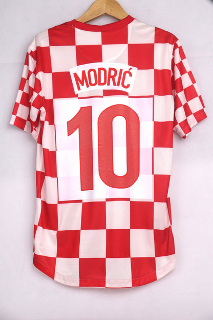 Croatia 2012 Home Modric [M] Apparel Original Authentic Football Soccer Jersey Kit Shirt Nameset