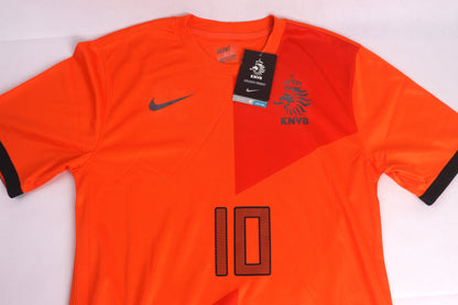 Netherlands 2012 Home BNWT Sneijder [S] Apparel Original Authentic Football Soccer Jersey Kit Shirt Nameset