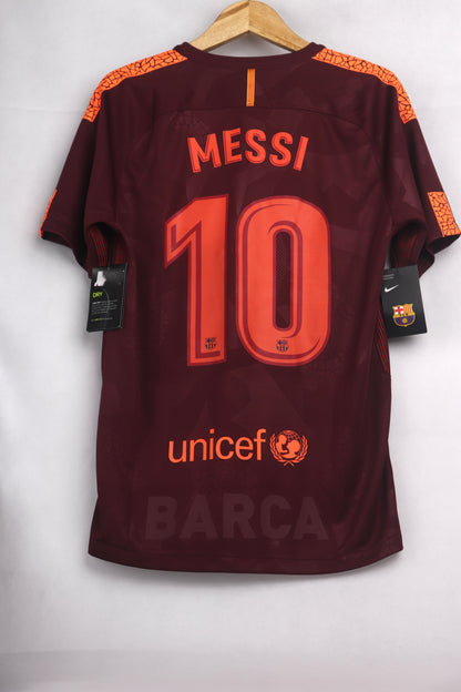 Barcelona 2017 Third BNWT Messi [M] Apparel Original Authentic Football Soccer Jersey Kit Shirt Nameset