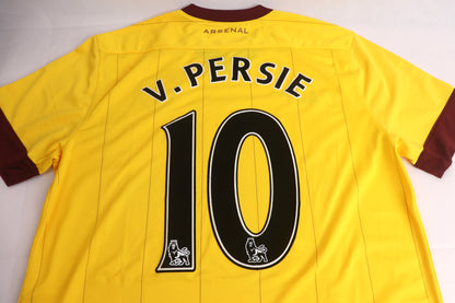 Arsenal 2010 Away Van Persie [L] Apparel Original Authentic Football Soccer Jersey Kit Shirt Nameset