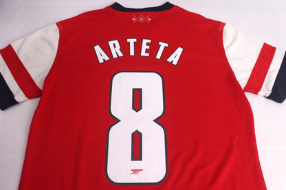 Arsenal 2012 Home Player Issue Arteta [M] Apparel Original Authentic Football Soccer Jersey Kit Shirt Nameset