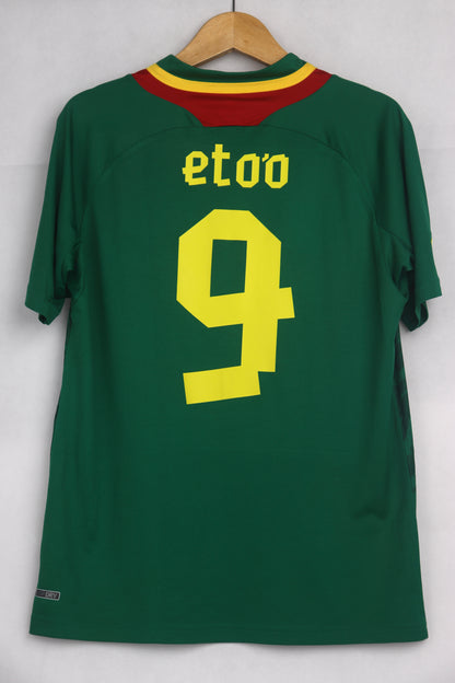 Cameroon 2012 Home Eto’o [M] Apparel Original Authentic Football Soccer Jersey Kit Shirt Nameset