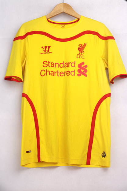 Liverpool 2014 Away Balotelli [M] Apparel Original Authentic Football Soccer Jersey Kit Shirt Nameset