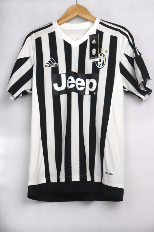 Juventus 2015 Home BNWT Pogba [M] Apparel Original Authentic Football Soccer Jersey Kit Shirt Nameset