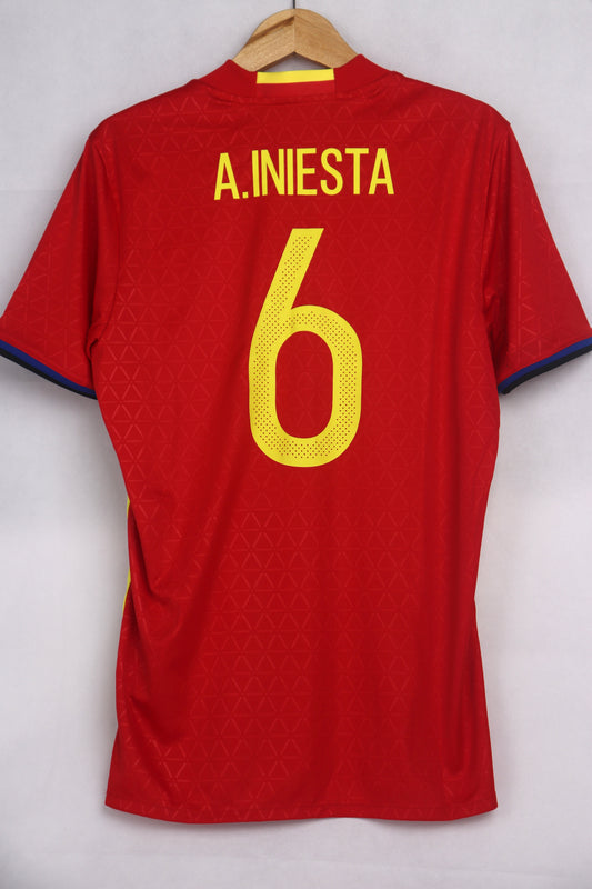 Spain 2016 Home BNWT Iniesta [M]