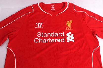 Liverpool 2014 Home BNWT Gerrard [XL] Apparel Original Authentic Football Soccer Jersey Kit Shirt Nameset