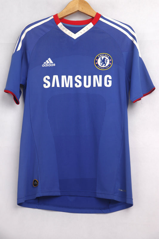 Chelsea 2010 Home Drogba [L] Apparel Original Authentic Football Soccer Jersey Kit Shirt Nameset