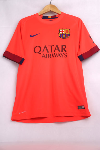 Barcelona 2014 Away Messi [M] Apparel Original Authentic Football Soccer Jersey Kit Shirt Nameset