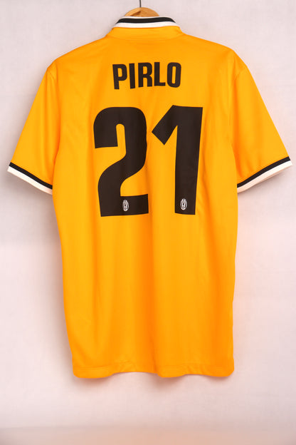 Juventus 2013 Away Pirlo [L] Apparel Original Authentic Football Soccer Jersey Kit Shirt Nameset