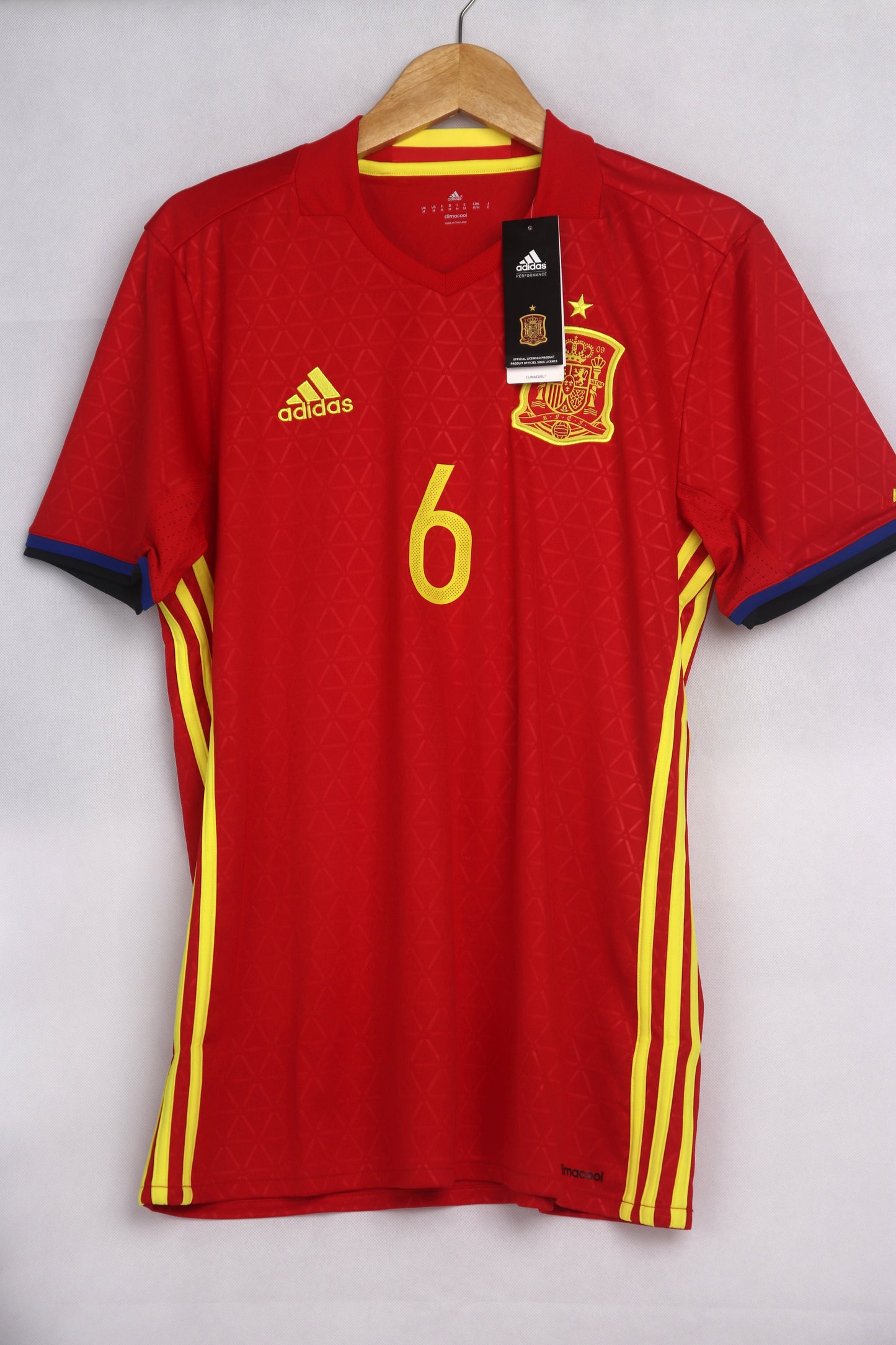Spain 2016 Home BNWT Iniesta [L]