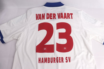 Hamburg 2013 Home Van Der Vaart [L] Apparel Original Authentic Football Soccer Jersey Kit Shirt Nameset