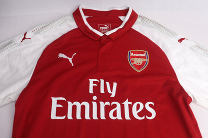 Arsenal 2017 Home Ozil [L] Apparel Original Authentic Football Soccer Jersey Kit Shirt Nameset